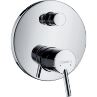 Смеситель для ванны hansgrohe Talis S СМ 32477000 со встроенной защитной комбинацией хром