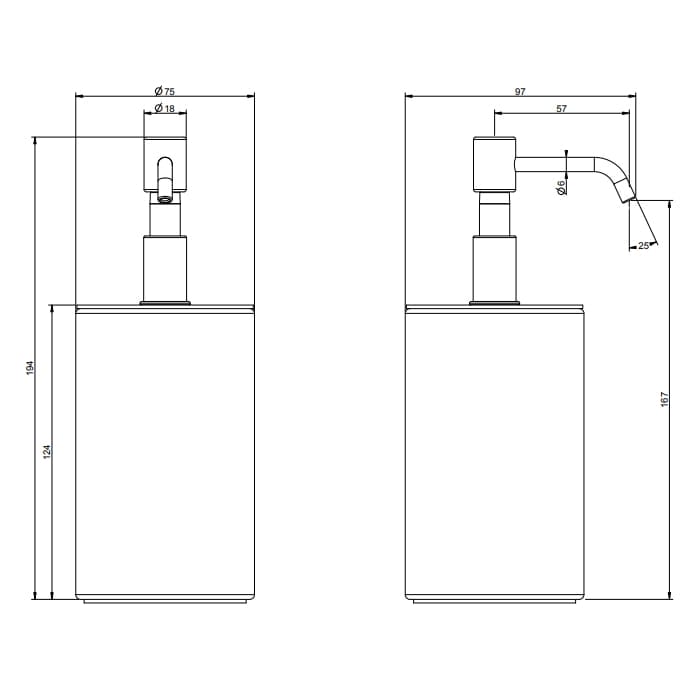 Дозатор для мыла Gessi Rilievo 59538#031