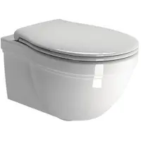 Унитаз подвесной GSI Classic 871211 безободковый, белый глянец