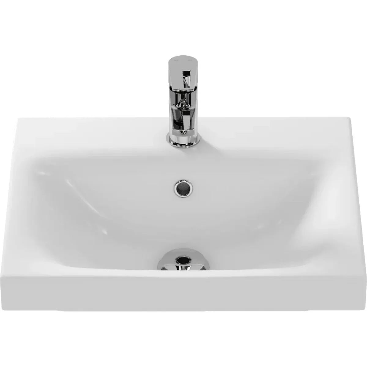 Раковина Misty Moduo S-UM-MOD50/1 50x40 см, накладная, подвесная, белый