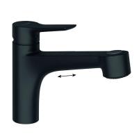 Смеситель для кухни Kludi Mix 329413975 черный матовый