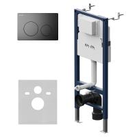 Инсталляция для унитаза AM.PM PrimeFit I012709.0138 с клавишей смыва черный матовый