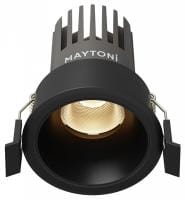 Встраиваемый светильник Maytoni Technical Омут DL123-10W-3K-B