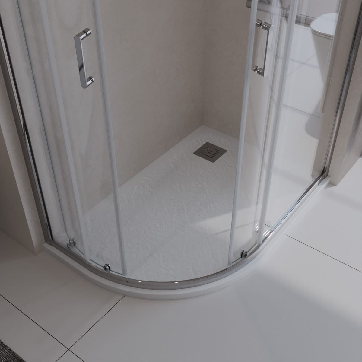 Душевой поддон BelBagno Uno 120 TRAY-MR-UNO-RH-120/80-550-35-W-R-CR белый
