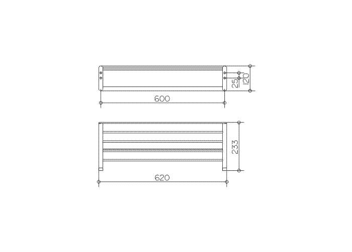 Полка для полотенец Keuco Elegance 11675010000 хром