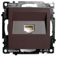 Розетка Ethernet RJ-45 без рамки Stekker Катрин 49023