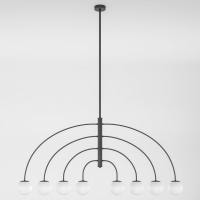 Люстра на штанге Eurosvet Cenacolo 30179/8 черный