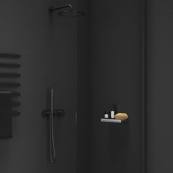 Смеситель для душа Ravak Espirit X070287 с лейкой черный матовый
