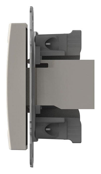 Розетка двойная RJ-12 и Ethernet RJ-45, без рамки Elbi Eleсtriс Zena Vega 609-010200-249