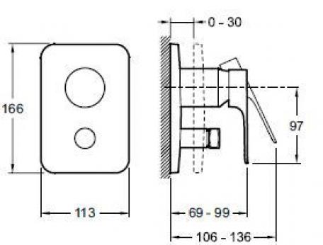 Смеситель Jacob Delafon Aleo+ E98718-CP