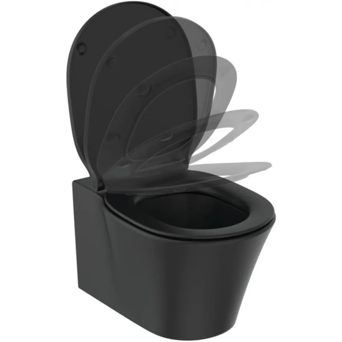 Унитаз подвесной Ideal Standard Connect Air AquaBlade E0054V3 черный матовый