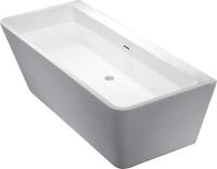 Акриловая ванна Vincea VBT-105, слив-перелив в комплекте, белая