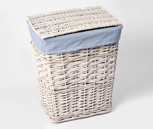 Корзина для белья с крышкой WasserKRAFT Lippe WB-450-S