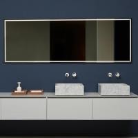 Зеркало Antonio Lupi Fila 162 FILA90W.162 с подсветкой черное