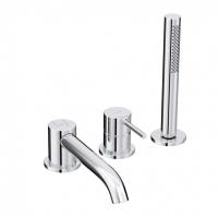 Смеситель для ванны и душа Kludi Bozz 384480576 с душевым гарнитуром