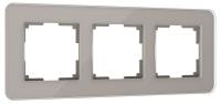 Рамка на 3 поста Werkel Elite (дымчатый стекло) W0032417