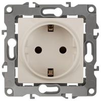 Розетка с заземлением, без рамки Эра Эра 12 12-2001-02