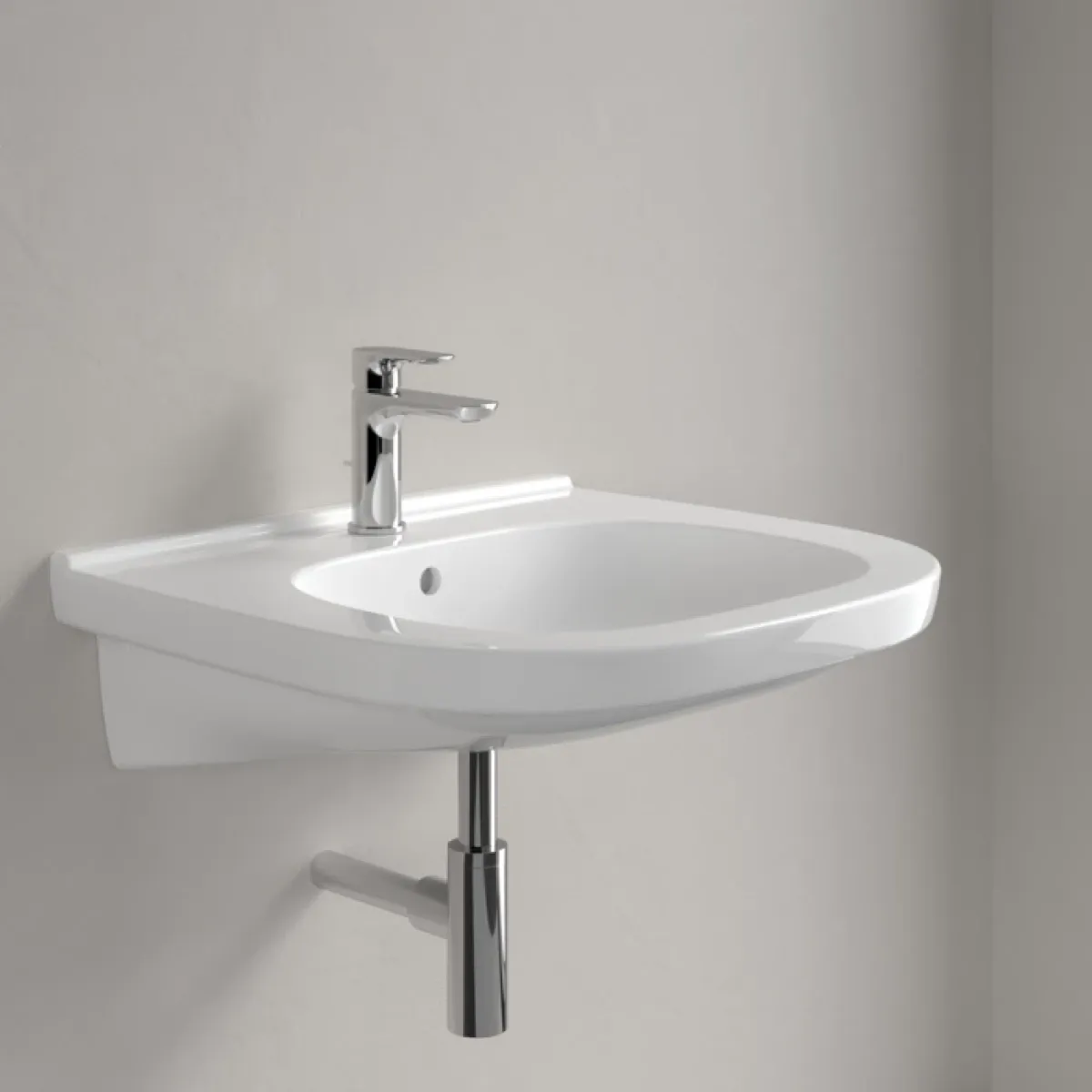 Раковина Villeroy & Boch ViCare 41196001 61x55 см, подвесная, альпийский белый