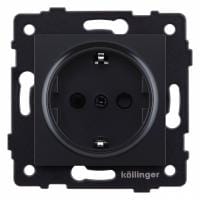Розетка с заземлением, без рамки Kollinger  REA-002BM