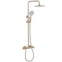 Душевая стойка Abber Emotion AF8816GL золото матовое