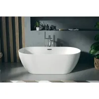 Акриловая ванна Ceruttispa D'Iseo CT9902 150x75 см, отдельностоящая, белый