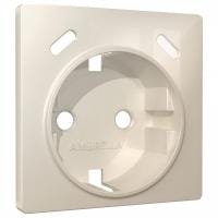 Накладка для розетки с заземлением и со шторками и 2хUSB type С Ambrella Volt ALFA AP3105