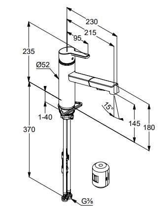 Смеситель для кухни Kludi M3 585810575