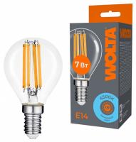 Лампа светодиодная Wolta  E14 7Вт 6500K WF-G45-7W6KE14