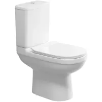 Унитаз-компакт Niagara Nero NG-9902 безободковый, с сиденьем микролифт, белый