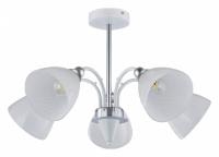 Люстра на штанге Arte Milano Napoli-326008 326008/5 WH+CR