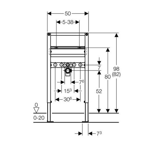 Инсталляция для раковины Geberit Duofix 111.490.00.1