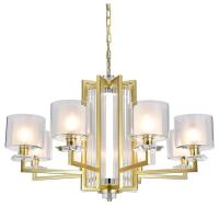 Подвесная люстра Newport ALEXANDRA 4408+1/C mat.gold