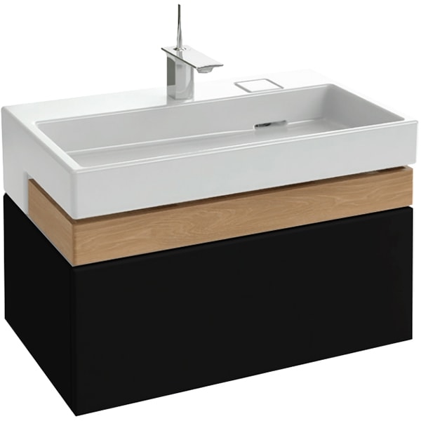 Тумба под раковину Jacob Delafon Terrace 80 EB1186-274 Черный Лак