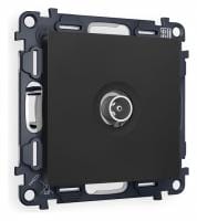 ТВ-розетка проходная без рамки Ambrella Volt ALFA MA813030