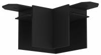 Соединитель угловой L-образный для треков накладных Denkirs Smart TR2102-BK