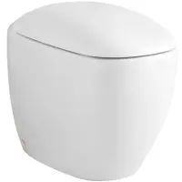 Приставной безободковый унитаз Geberit Citterio 500.512.01.1