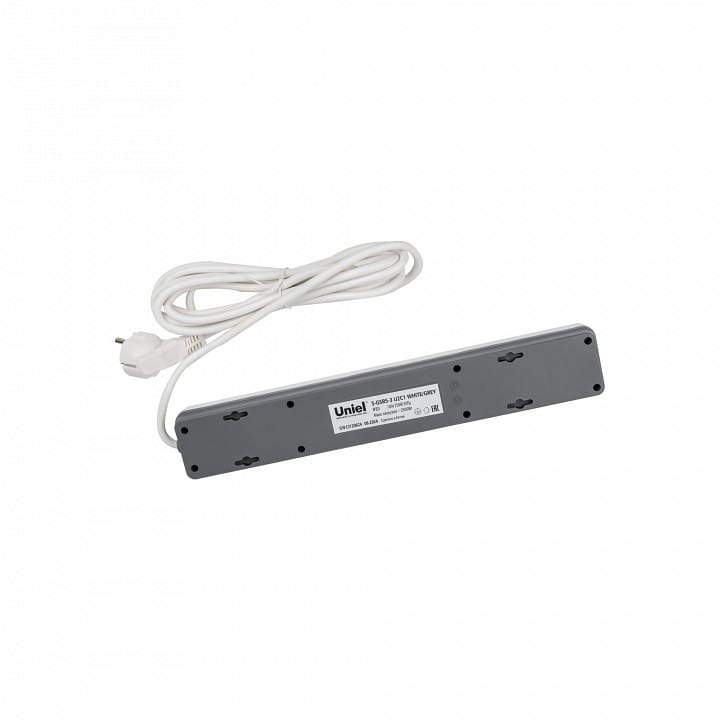 Сетевой фильтр Uniel S-GSR5-3 U2C1 WHITE/GREY UL-00012109