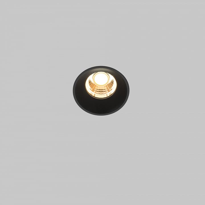 Встраиваемый светильник Maytoni Technical Раунд DL058-7W2.7K-TRS-B