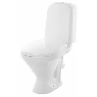 Унитаз-компакт Sanita Самарский комфорт WC.CC/Samarsky/2-TM/WHT.G/S1 косой выпуск, с сиденьем микролифт термопласт, белый