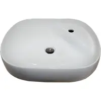 Раковина-чаша CeramaLux 72442 59x46 см, накладная, белый