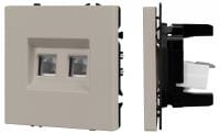 Розетка двойная Ethernet RJ-45 без рамки Arlight SCT-NOBE 059450