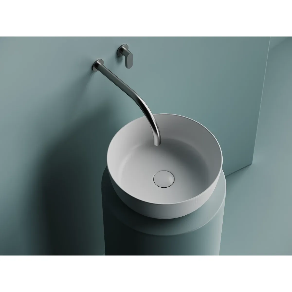 Раковина-чаша Ceramica Nova Element CN6073MW 35,6x35,6 см, накладная, белый матовый