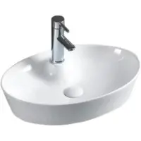 Раковина-чаша CeramaLux 9436 55,5x40 см, накладная, белый