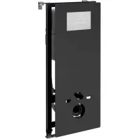 Инсталляция для унитаза WasserKRAFT Abens 20 20TLT.010.ME.BL.WH03 с кнопкой смыва, белый