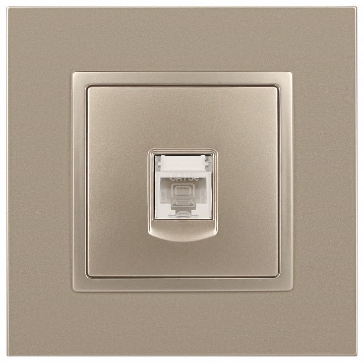 Розетка Ethernet RJ-45 без рамки Эра Эра Elegance 14-3107-04
