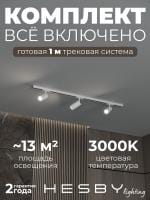 Комплект трековый Hesby Lighting Skylite №3 HSBL_kompl_S003_NI1W3K