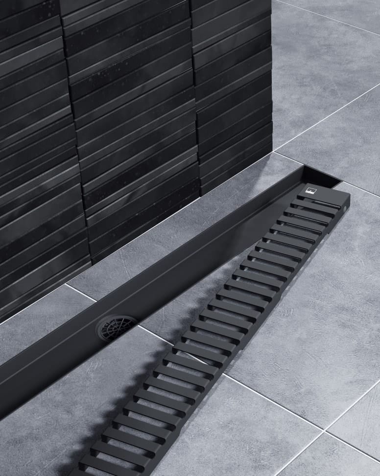 Душевой лоток Timo Drain Systems 800 DS230108/03 черный матовый