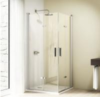 Дверь в нишу Huppe Design Elegance 8E0880.087.322 левая матовое серебро