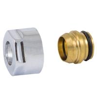 Подключение резьбовое SCHLOSSER для соединительных трубок 3/4"x15 (Хром)