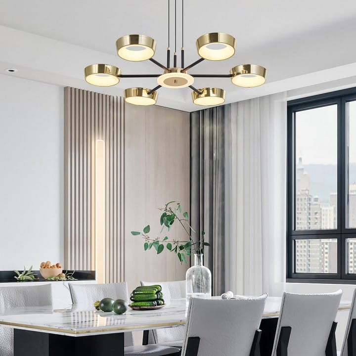 Подвесная люстра Arte Milano Ferrara-71079 271079/6 BK/GD